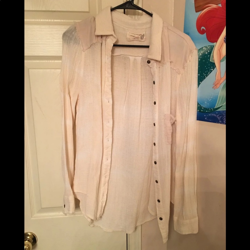 Free People Artisan deluxe gauze top - Picture 2 of 5